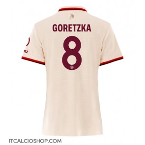 Bayern Munich Leon Goretzka #8 Terza Maglia Femmina 2024-25 Manica Corta